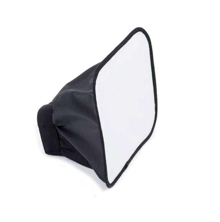 Softbox pentru blitz Lastolite, formă conică, cu interior alb și margine neagră