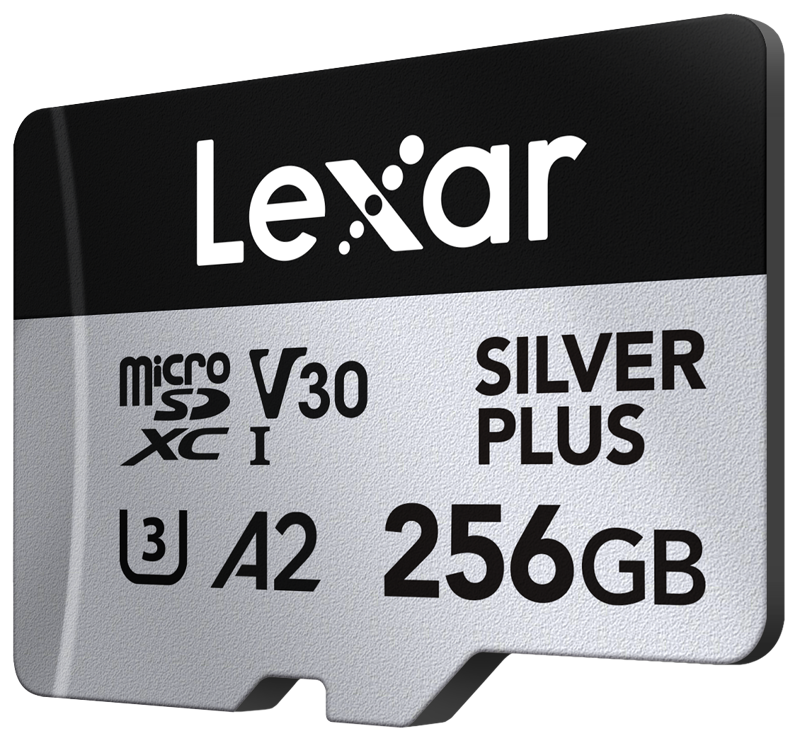 Lexar microSDXC Silver Plus 1066x UHS-I/U3/A2/4K R205/W150 (V30) 256GB - View 2
