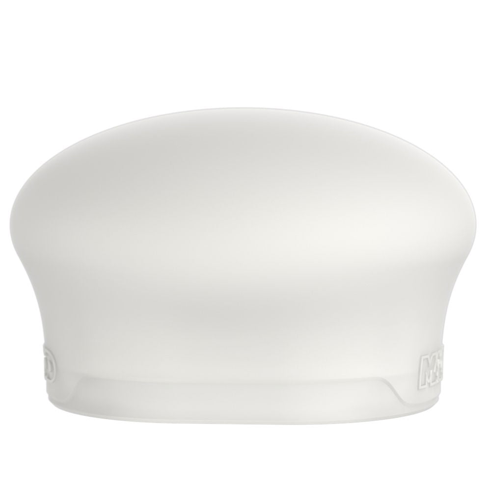 White MagSphere 2 flash diffuser dome with side attachment details
