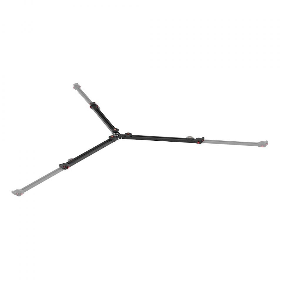Trepied Manfrotto cu cadru de împrăștiere, picioare extensibile argintii