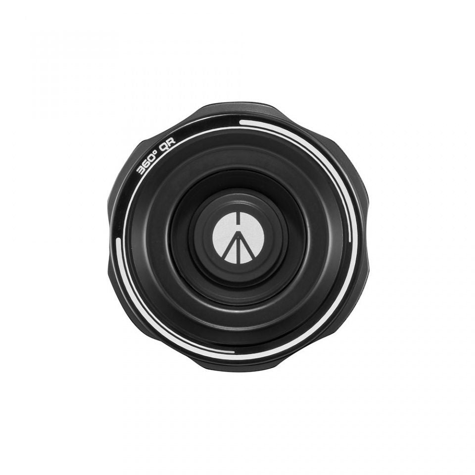 Move quick-release top with 360°/QR markings and central arrow symbol