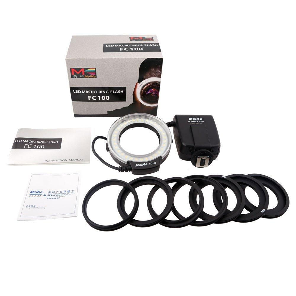 Meike FC-100 Ring Flash blit macro circular - View 5