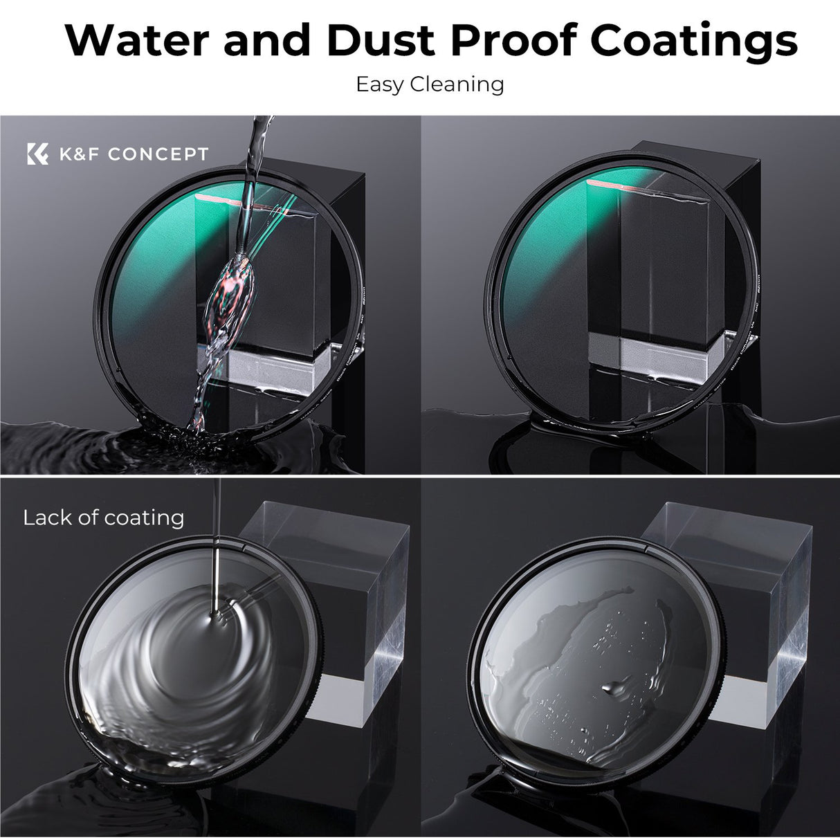 K&F Concept Black Mist HD Nano MC filtru corectie 1/4 62mm - View 3