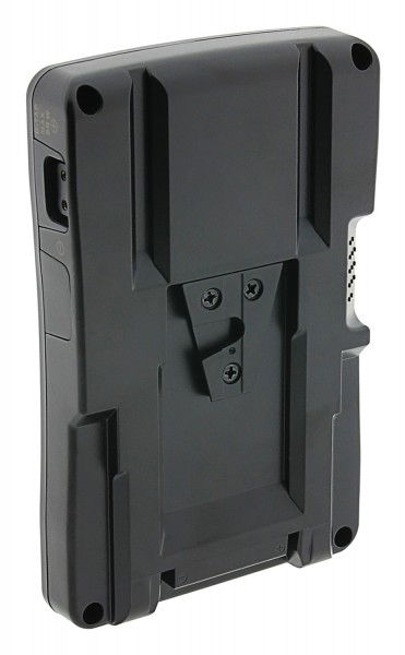 Adaptor Patona V-mount la 2x Sony NP-F, spate cu prinderi și conectori