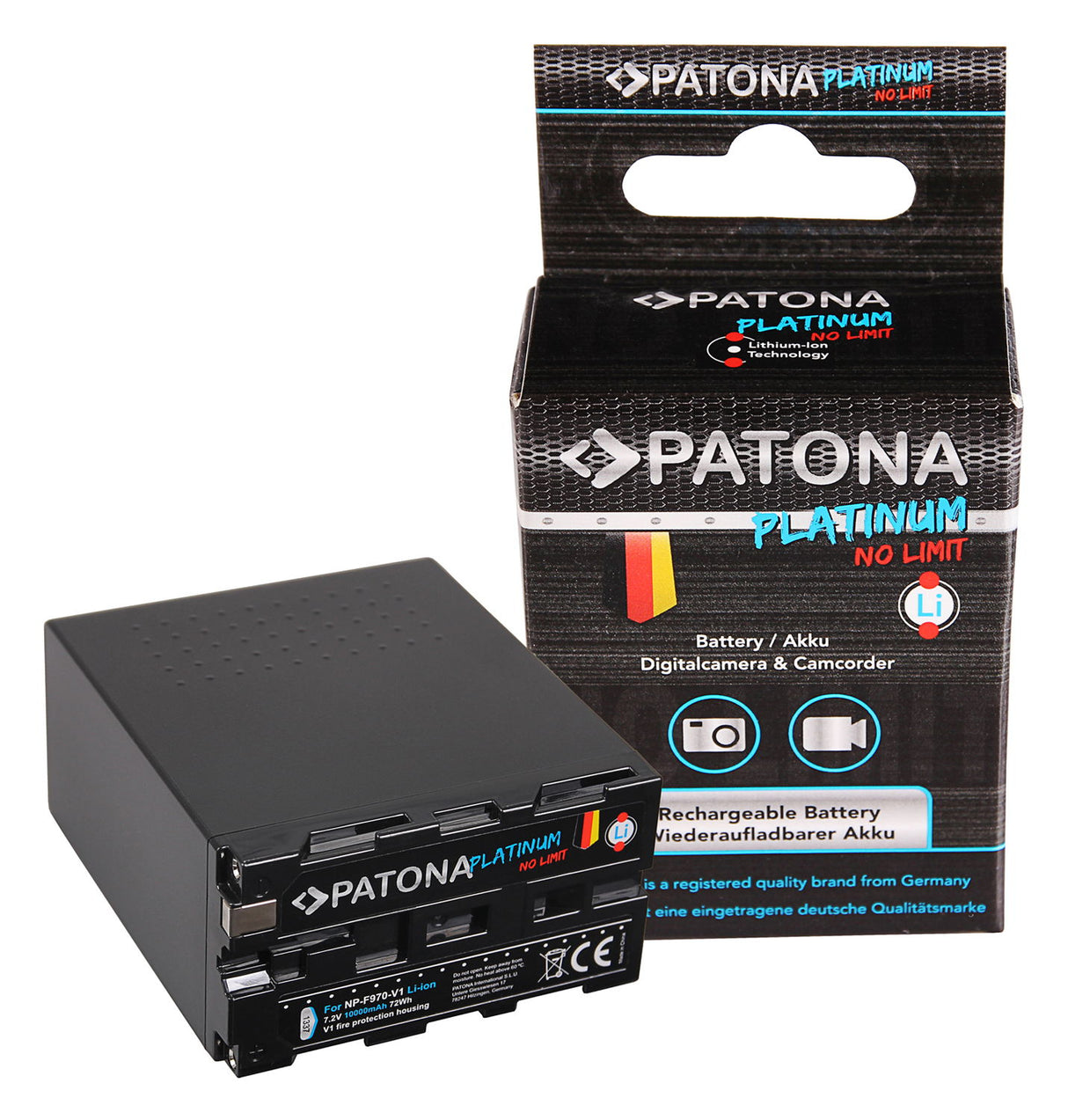 Acumulator foto Patona Platinum NP-F970 Li-ion, ambalat blister, no limit