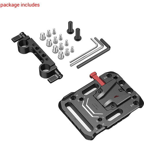 SmallRig 3016 Placa pentru baterie V-Lock cu clema pentru tija LWS de 15 mm - View 4