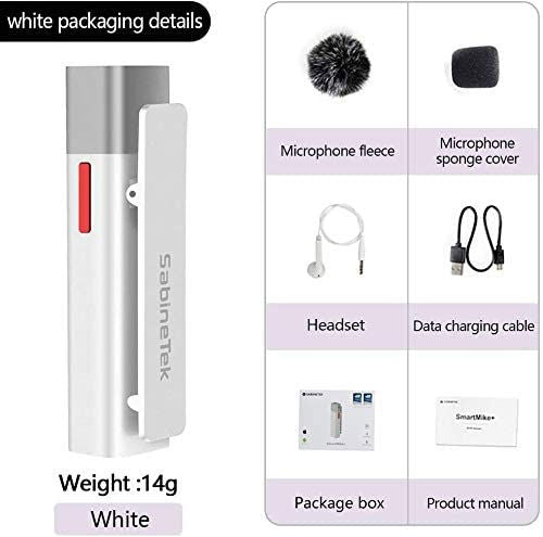 Bluetooth mic packaging with fleece and sponge mic covers, headset and charging cable