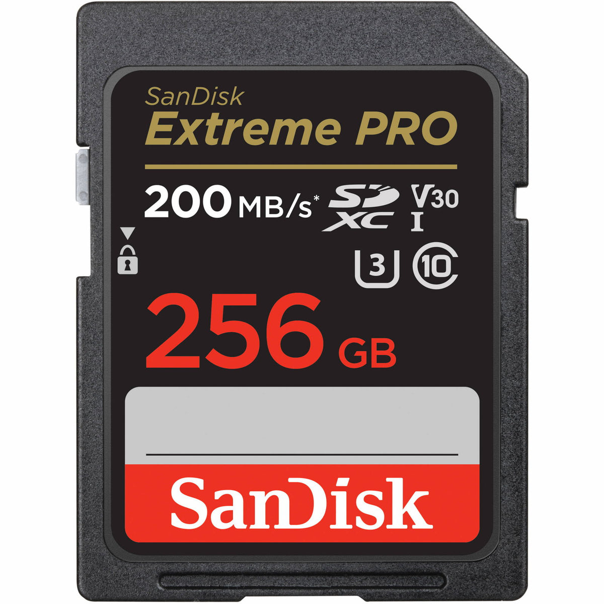 Card SDXC 256GB UHS-I, viteza 200MB/s, U3 V30 Extreme PRO
