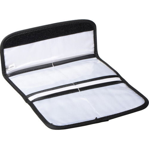 Organizator 6 filtre B+W deschis, interior cu 6 compartimente și căptușeală deschisă