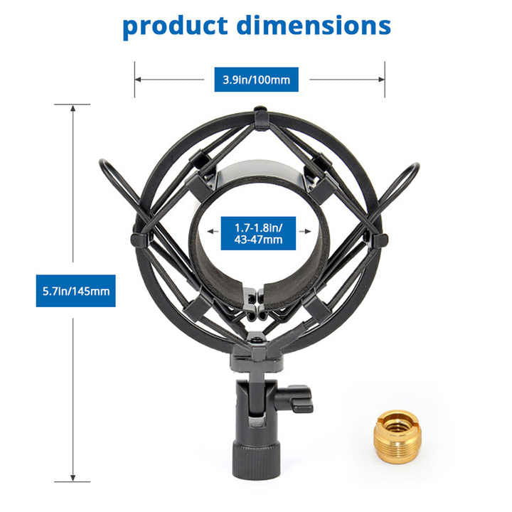 FW MK4BK Shock Mount metalic pentru microfon - View 4