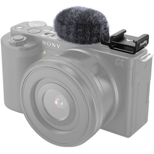 Smallrig 3526 Cold Shoe Adapter with windshield Kit For Sony ZV-E10 & ZV-1