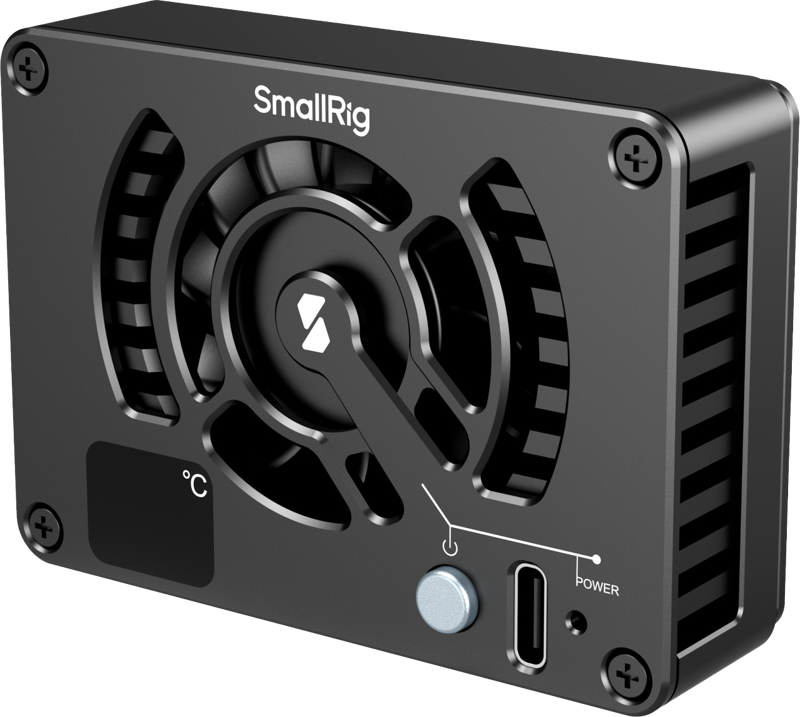 Sistem de racire SmallRig pentru aparat foto, cu ventilator si buton Power