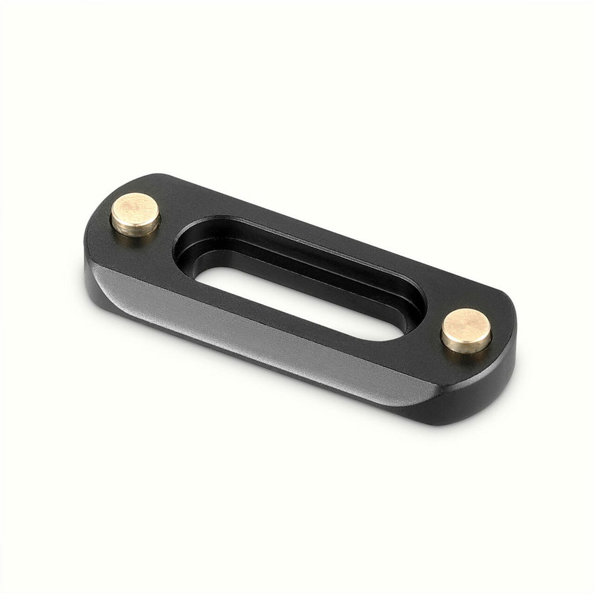 Mini quick-release NATO rail 48mm with slotted center and two brass-tipped screws