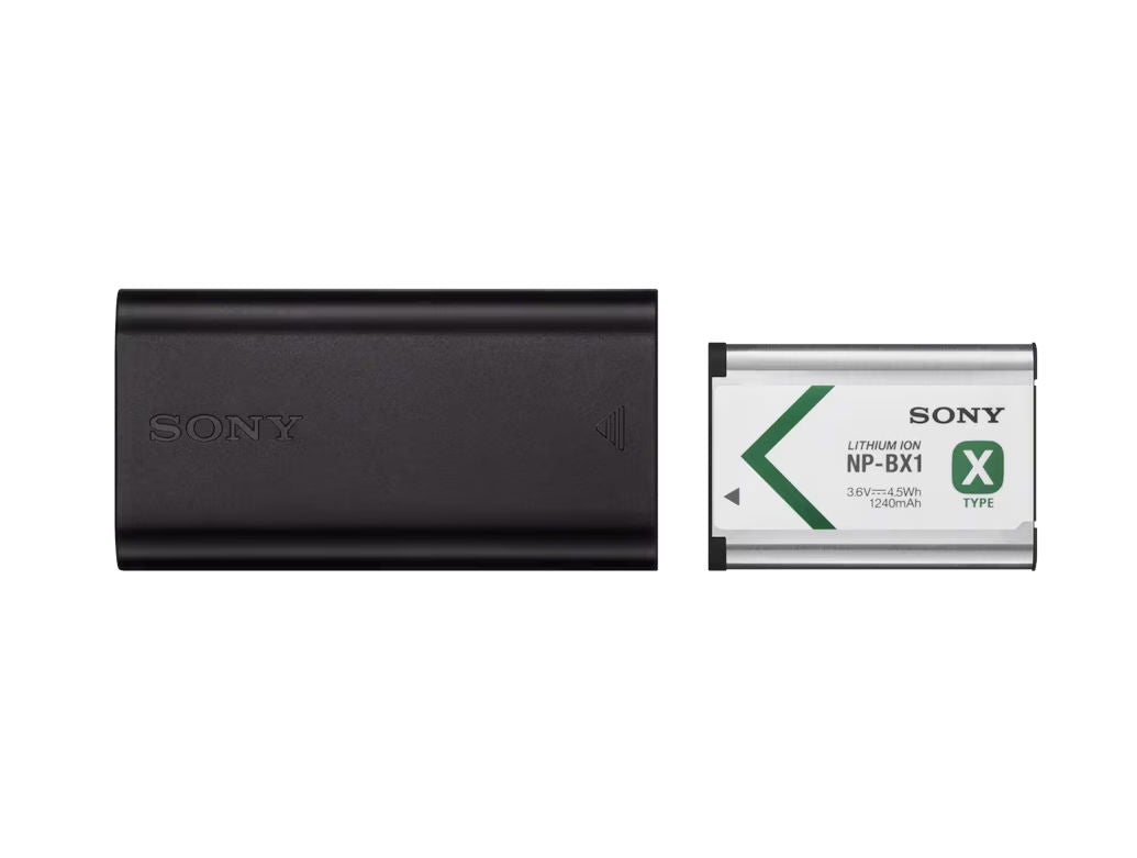 Kit încărcător USB călătorie cu acumulator NP-BX1, încărcător negru și baterie inclusă