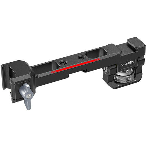 Suport monitor cu clemă NATO, prindere pe gimbal, culoare neagră