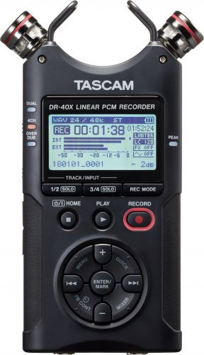 Tascam DR-40X Recorder Audio 4 Canale Interfata USB - View 1