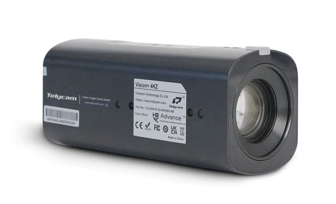 Telycam Vision+ 4KZ camera livestream 4k 60p