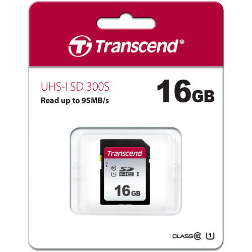 Transcend Silver 300S SD UHS-I U3 (V30) R95/W45 16GB - View 2