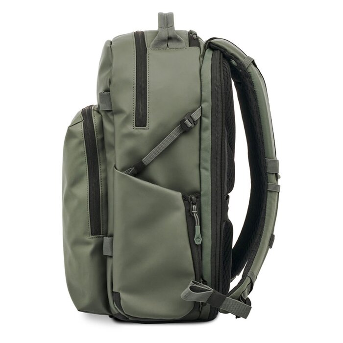 Wandrd PRVKE Pocket Photo Bundle 21L rucsac foto, buzunar frontal, laptop 16", Wasatch Green