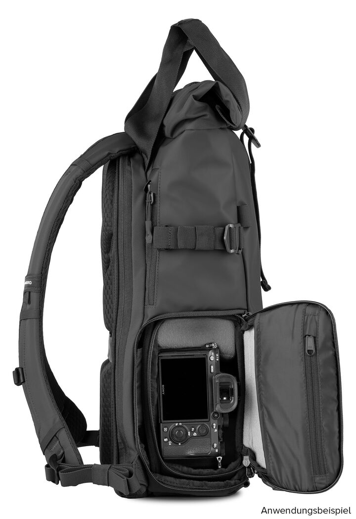 Wandrd PRVKE Photo Bundle 21L rucsac foto, expandabil 25L, laptop 16", Black