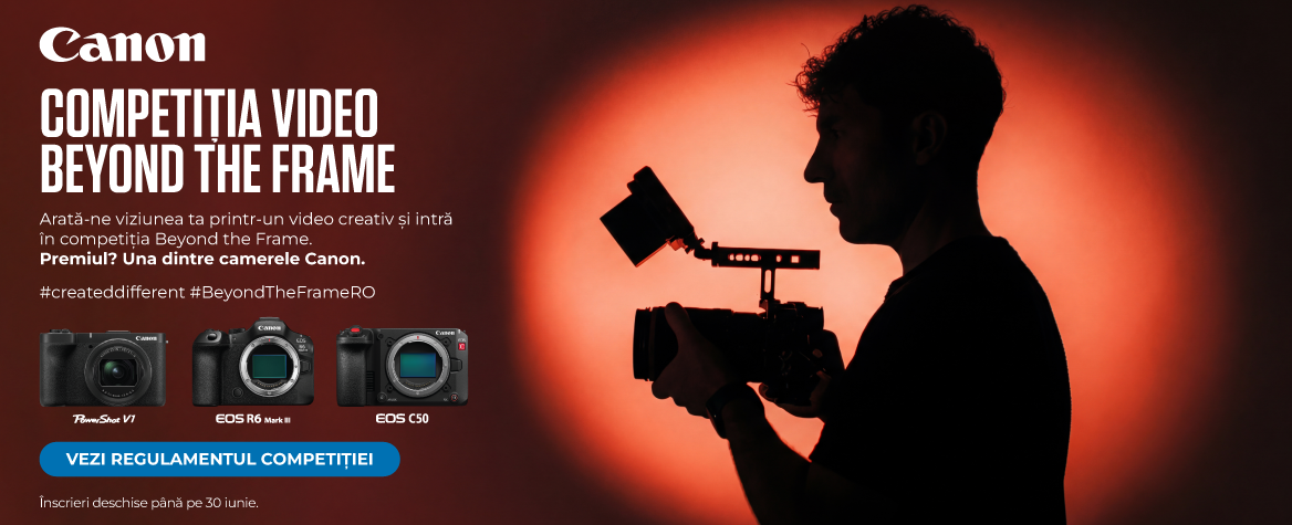 Canon lanseaza „Beyond the Frame” 2026