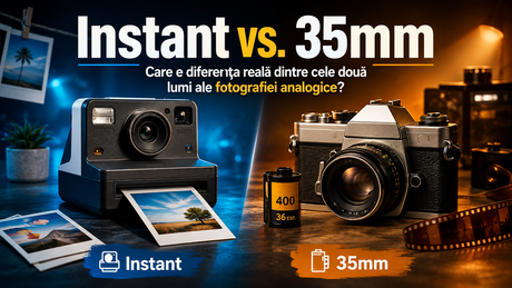 Instant vs. 35mm: care e diferența reală dintre cele două lumi ale fotografiei analogice