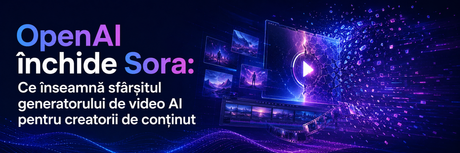 OpenAI închide Sora: Ce înseamnă sfârșitul generatorului de video AI pentru creatorii de conținut