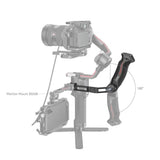 Gimbal handle stabilizer mount arm for DJI RS, with monitor support hinge