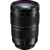 Lumix S Pro 24-70mm f/2.8 lens, black body with ridged focus and zoom rings