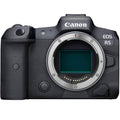 Canon EOS R5 mirrorless camera body, front view with lens mount