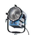 Blue ST5 LED studio light with honeycomb lens and front reflector grille