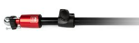 Manfrotto MVM500A monopod with black tube and red mounting base