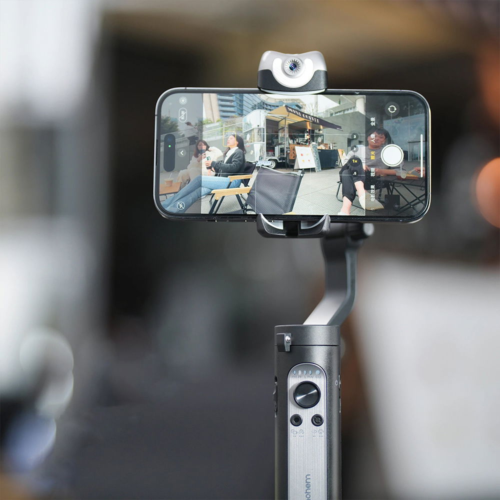 Hohem iSteady V2s Stabilizator smartphone cu Senzor AI si LED incorporat - View 4