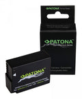 BLC12 Li-ion rechargeable camera battery with front label and retail box
