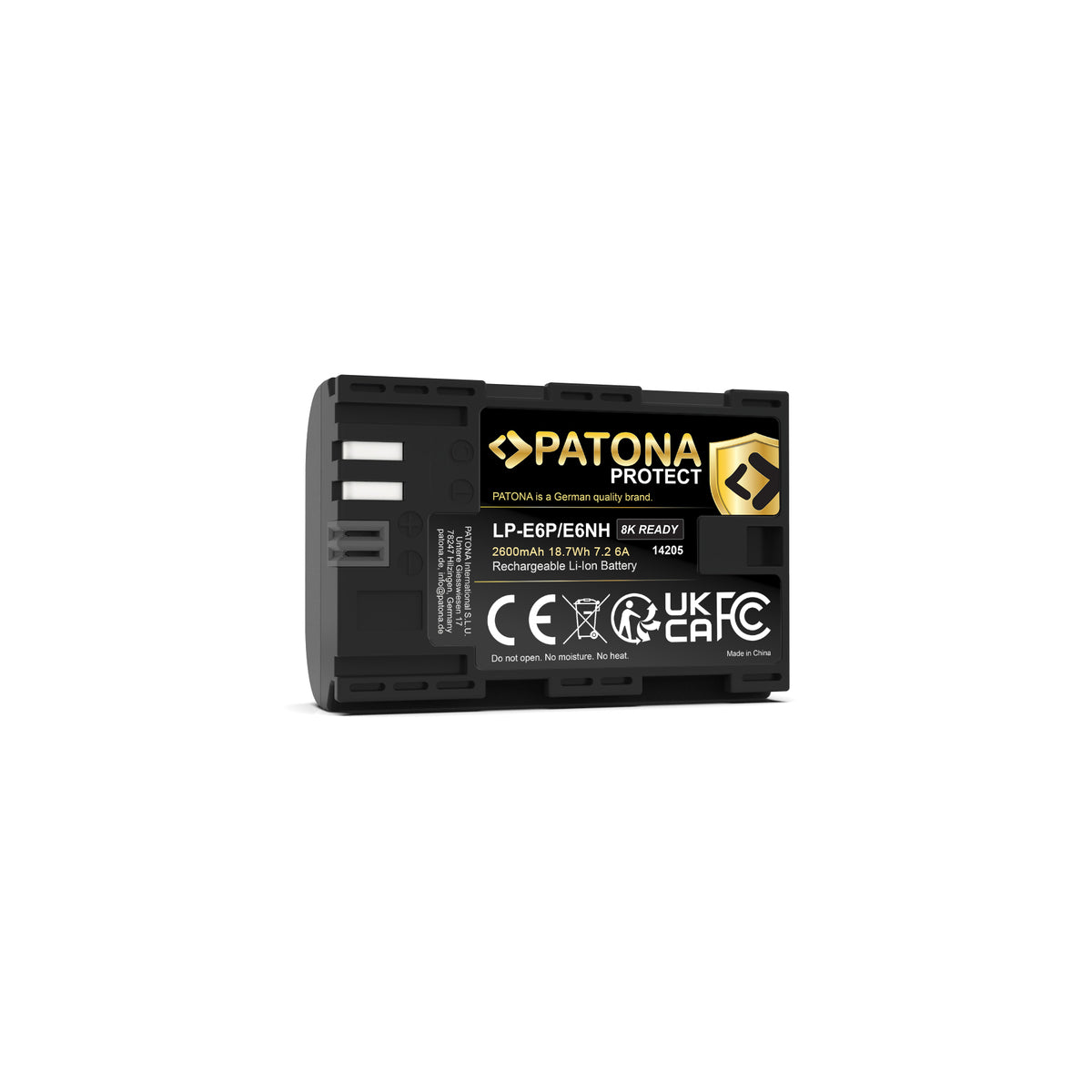 Patona Protect LP-E6P acumulator foto Canon, 2600 mAh, 8K-ready