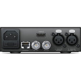 HDMI to SDI 12G converter back panel: HDMI in, SDI out, Ethernet, audio connectors