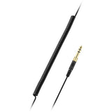 Cablu de căști Sennheiser HD 280 PRO, mufe jack, cablu împletit negru
