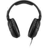 Căști Sennheiser circumaurale închise, negre, vedere de sus cu perne urechi