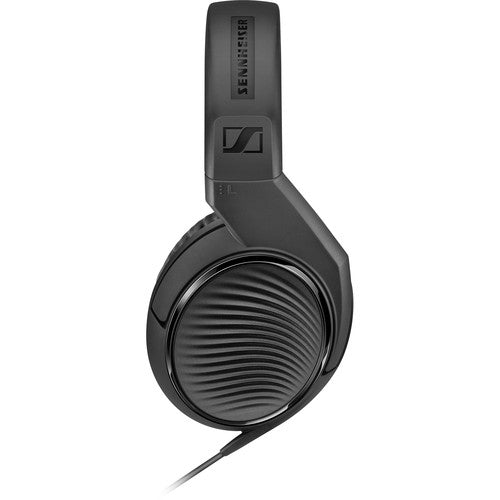 Căști Sennheiser circumaurale închise, negre, cupă și bandă reglabilă lateral