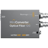 Mini Converter Optical Fiber 12G-SDI, close-up of panel with POWER and SDI OUT labels
