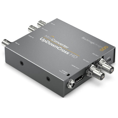 Mini Converter UpDownCross HD gray box with BNC connectors and HDMI port
