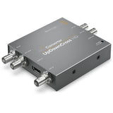 Mini Converter UpDownCross HD angled view showing BNC inputs/outputs and HDMI