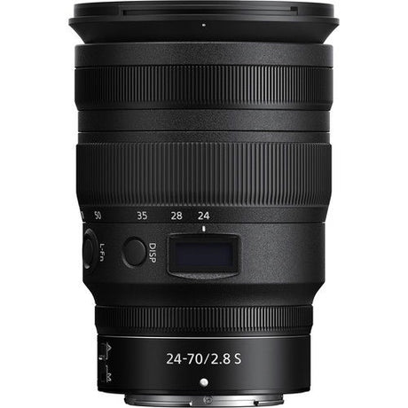 NIKKOR Z 24-70mm f/2.8 S lens with display window
