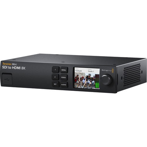 Teranex Mini SDI to HDMI 8K converter, front display and buttons, dark gray