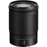 85mm f/1.8 S Z-mount lens, front view with glass element and textured grip