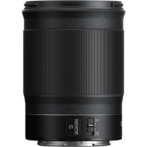 85mm f/1.8 S Z-mount lens, rear/side view with control icons and mount area