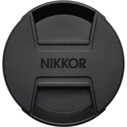 Rear lens cap with NIKKOR logo on black 70-200mm f/2.8 VR S lens