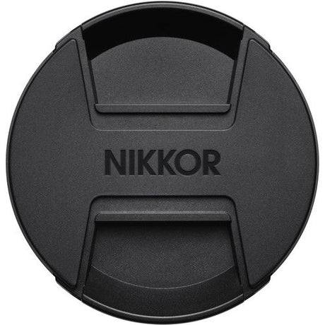 Rear lens cap with NIKKOR logo on black 70-200mm f/2.8 VR S lens