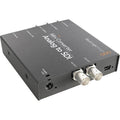 Mini Converter Analog to SDI with dual BNC connectors and SDI output on dark housing