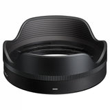 15mm f/1.4 DC DN lens mount side, textured hood and barrel contours